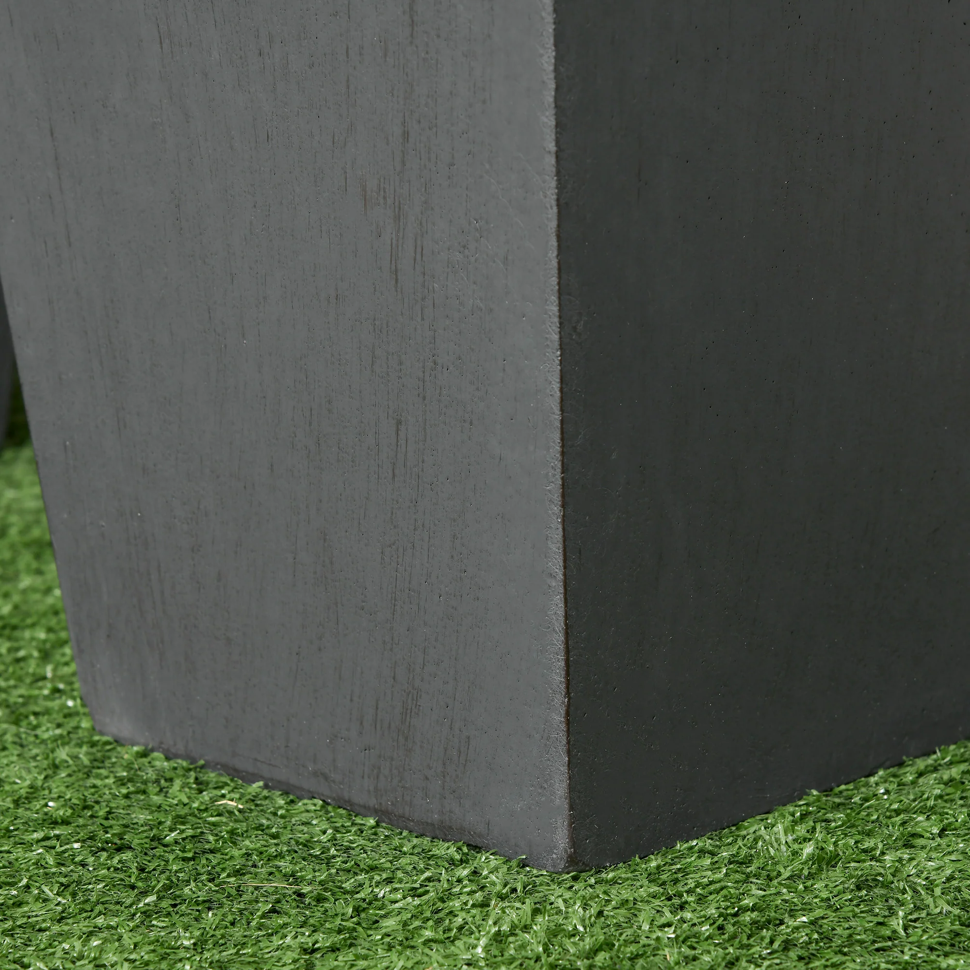 2-Pack Outdoor Planter Set, Flower Pots with Drainage Holes, Durable & Stackable Plant Pot, 22in & 18in, for Porch, Entryway, Patio, Yard, Garden, Gray - Image 10
