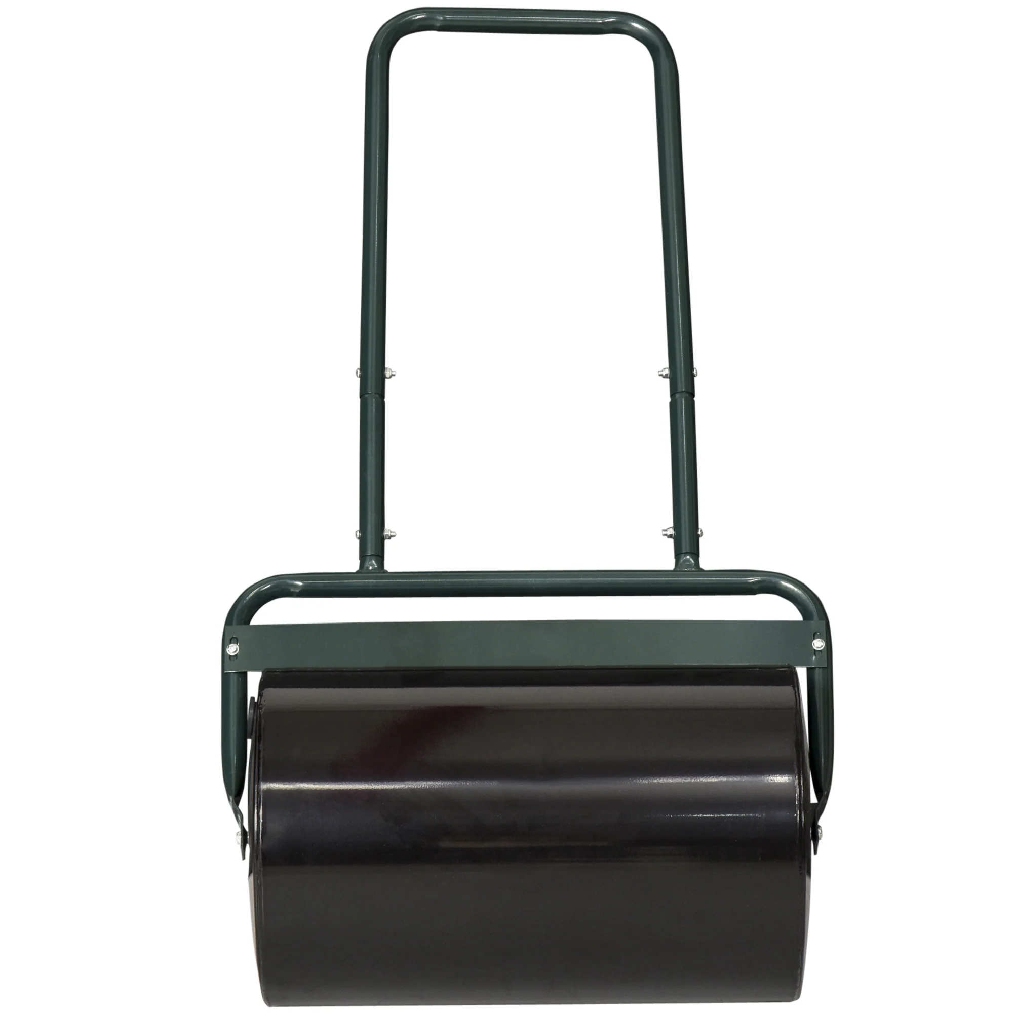 20-Inch Push/Tow Behind Lawn Roller Filled, Yard Roller with 10 Gal Water or Sand, Dark Green - Image 2