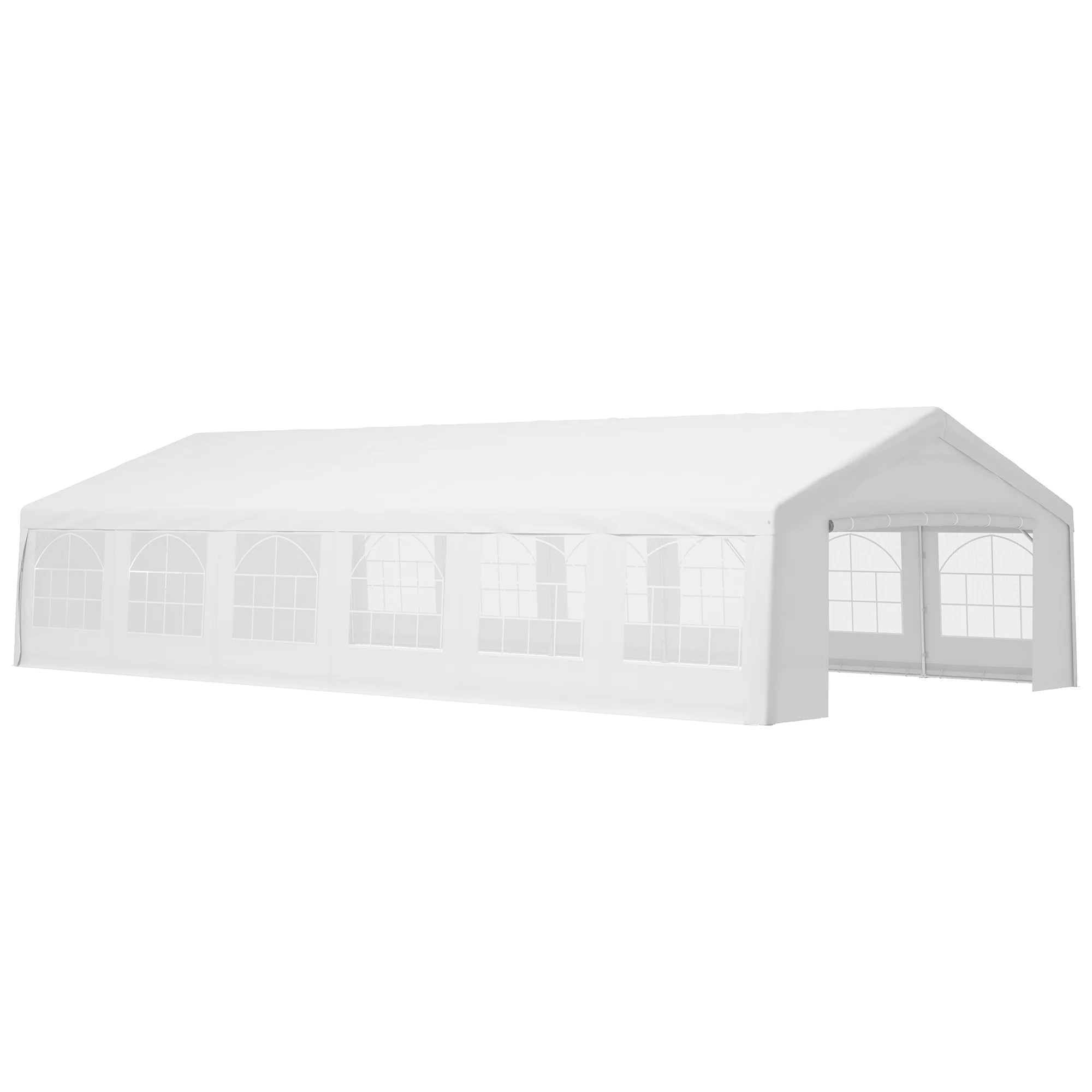 20' x 40' Heavy-duty Party & Wedding Tent with Sidewalls, White - Image 11