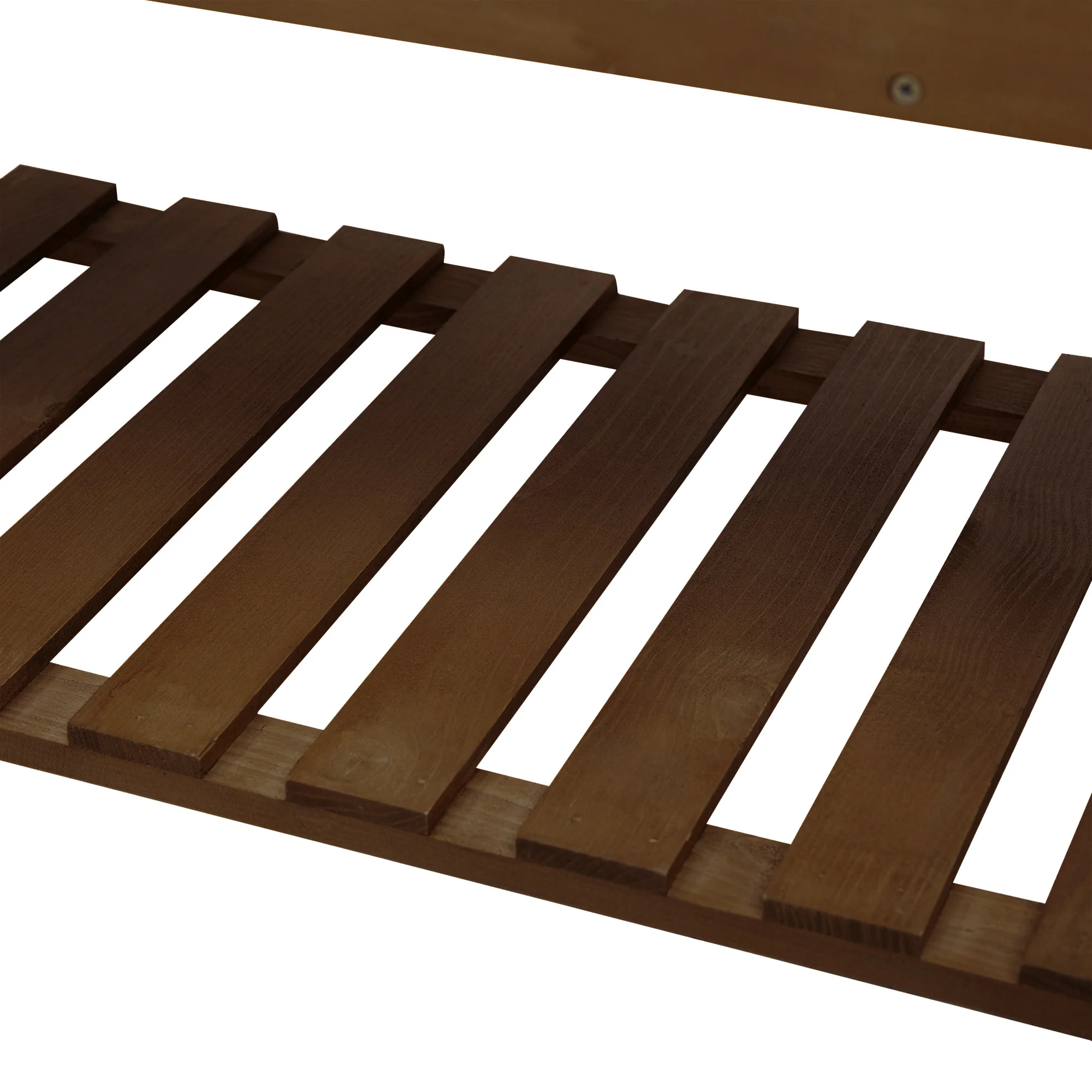 41" Mobile Planter Box with Trellis, Wheels, Storage Shelf, for Flowers, Herbs, Dark Brown - Image 11