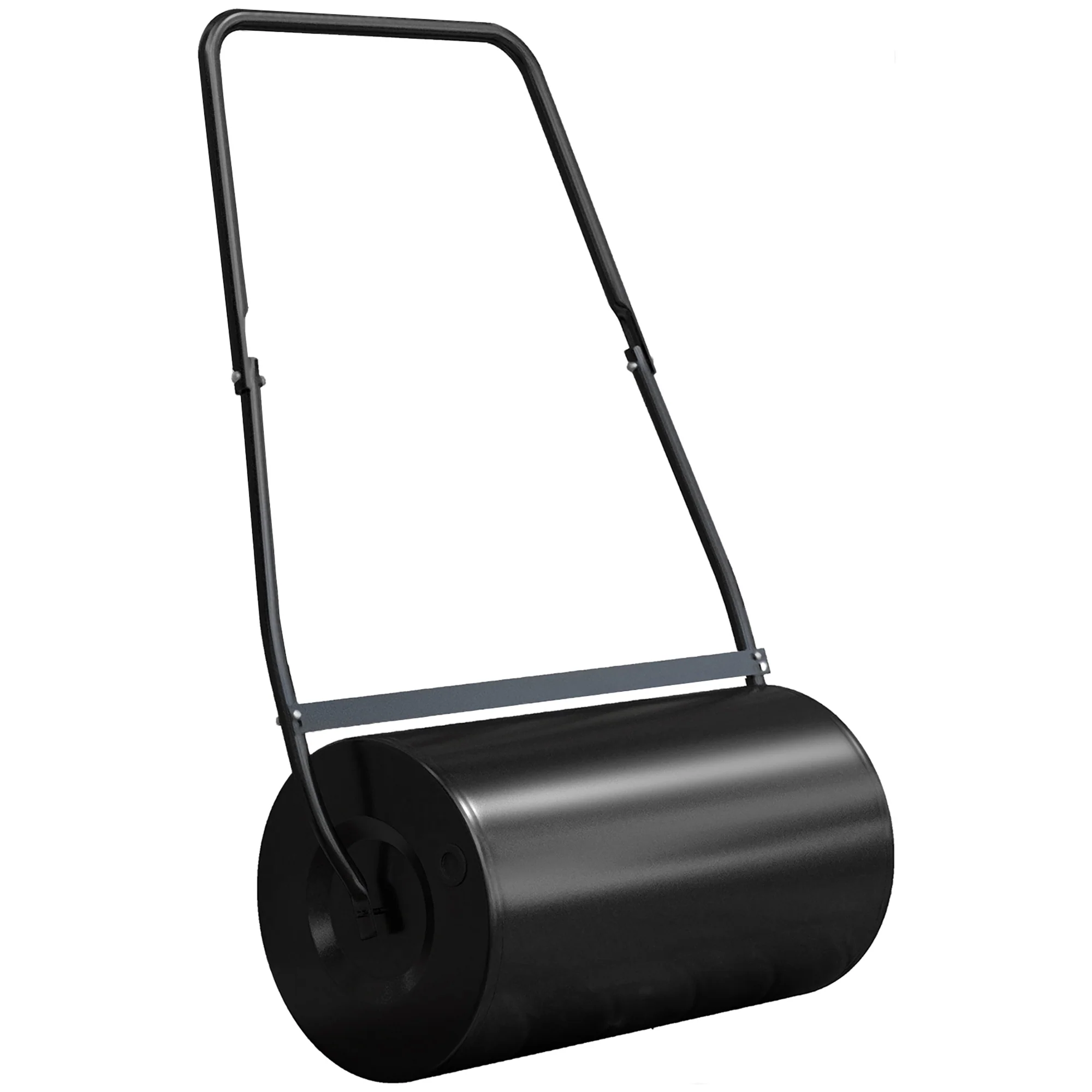 46L Lawn Roller, Push/Tow Behind Sod Roller with U Shaped Handle, Water Filled Yard Roller