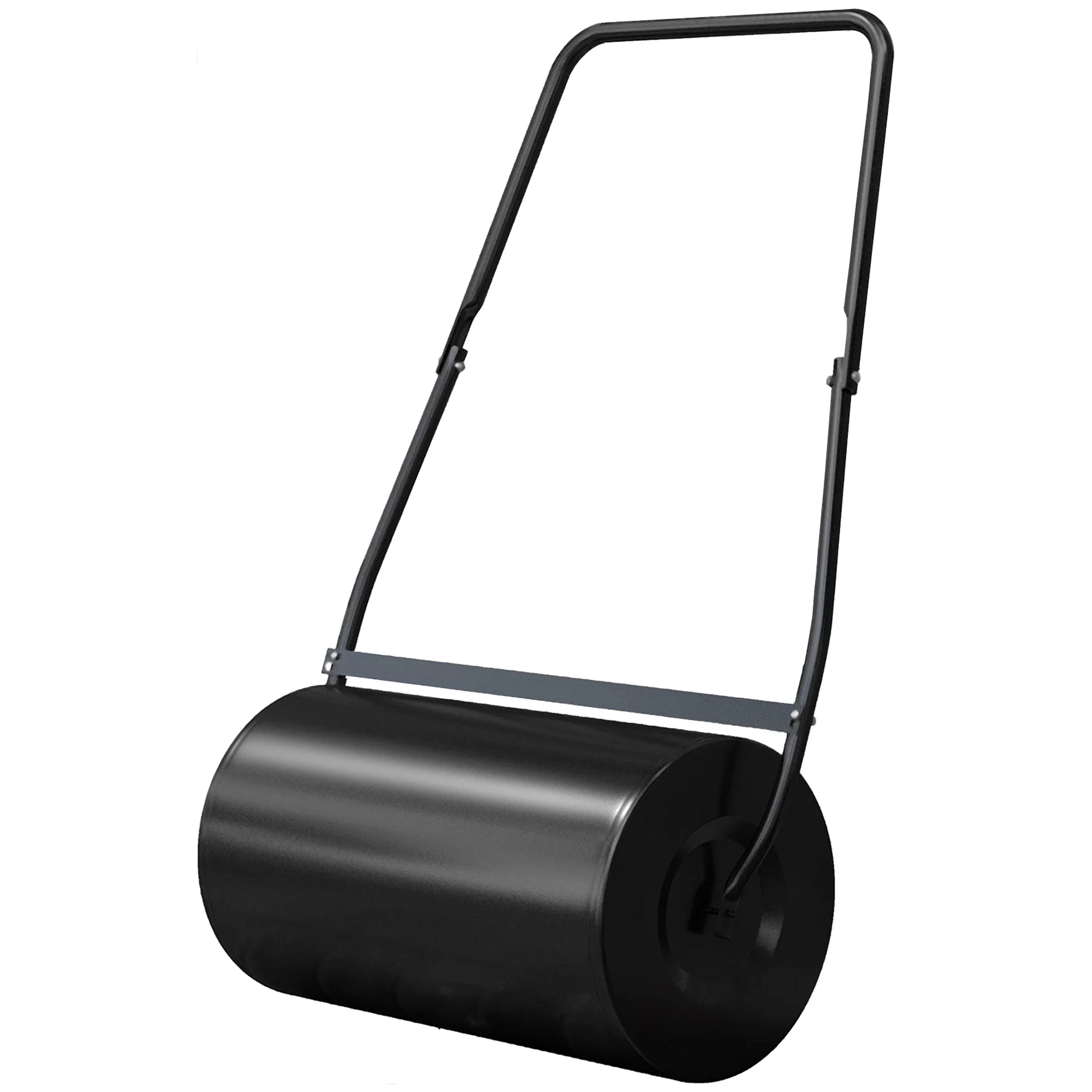 46L Lawn Roller, Push/Tow Behind Sod Roller with U Shaped Handle, Water Filled Yard Roller - Image 2