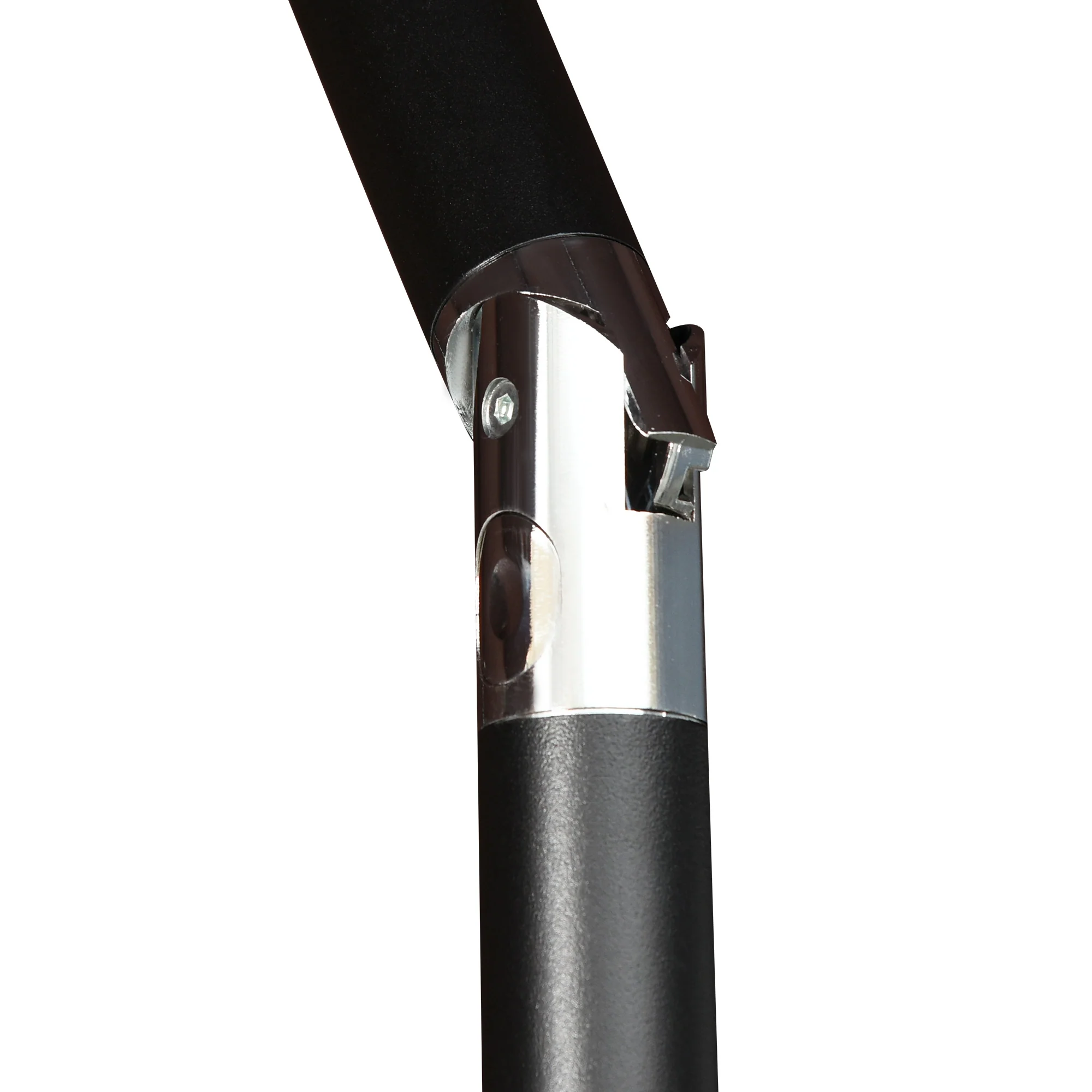 9' x 7' Solar Umbrella, LED Lighted, Tilt & Crank, for Outdoor, Garden, Deck, Brown - Image 12