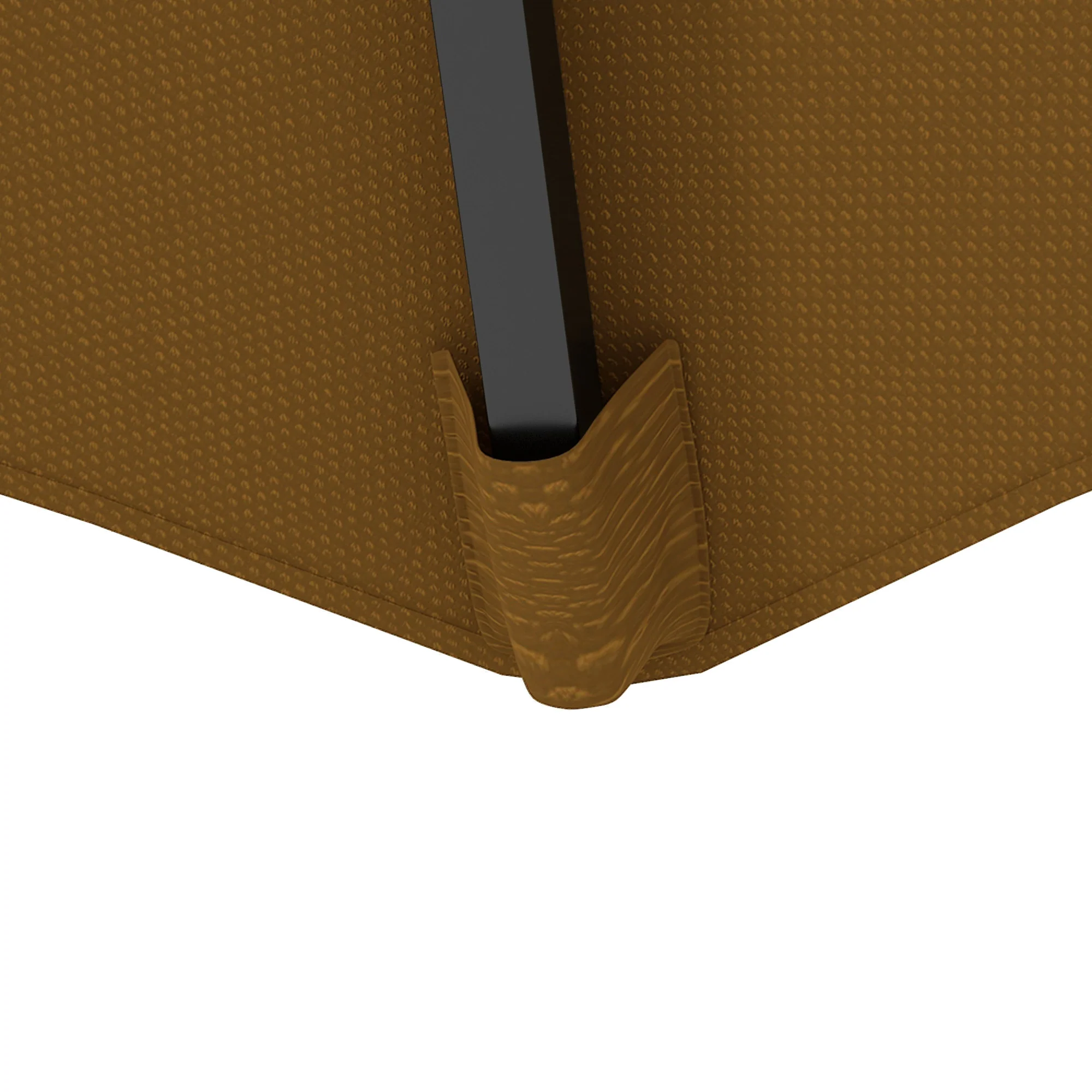 9FT 3-Tier Patio Umbrella with Crank & Push-Button Tilt, Tan - Image 11