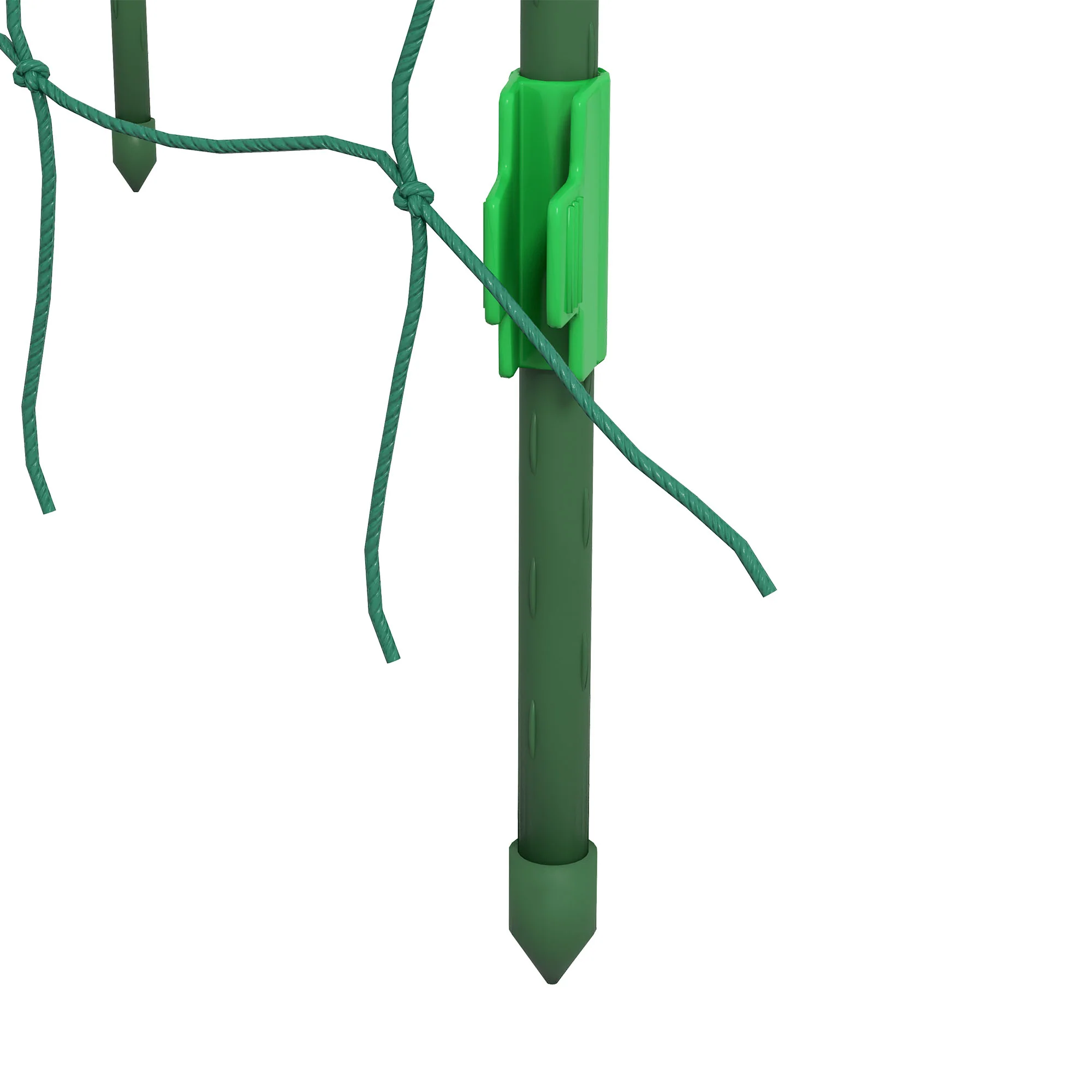 6' Tall Garden Arch Trellis, A-Frame, with Climbing Net, for Climbing Plants or Fruits - Image 10