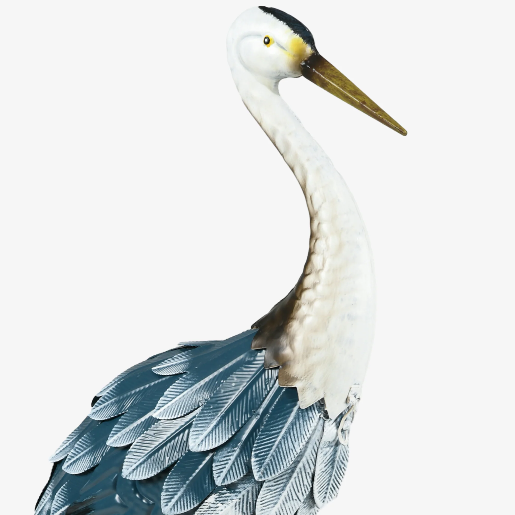 29'' & 27.5''  Set of 2 Heron Garden Statues, Blue & White for Lawn & Patio Decor - Image 11