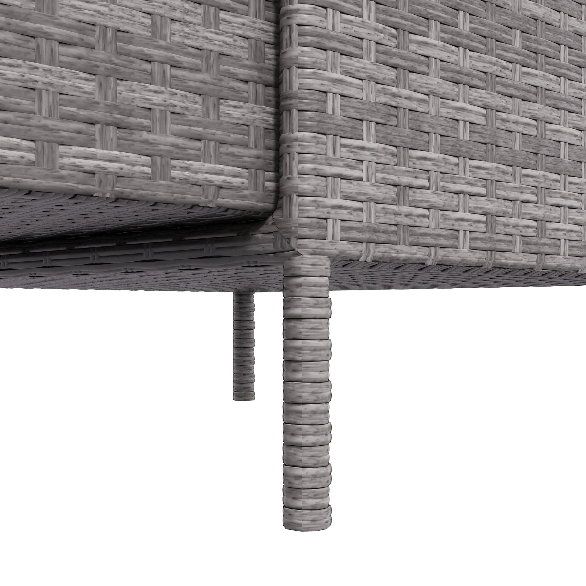 Outdoor Freestanding Outdoor Towel Rack with 3 Drawers and Weather Safe Material, Gray - Image 10