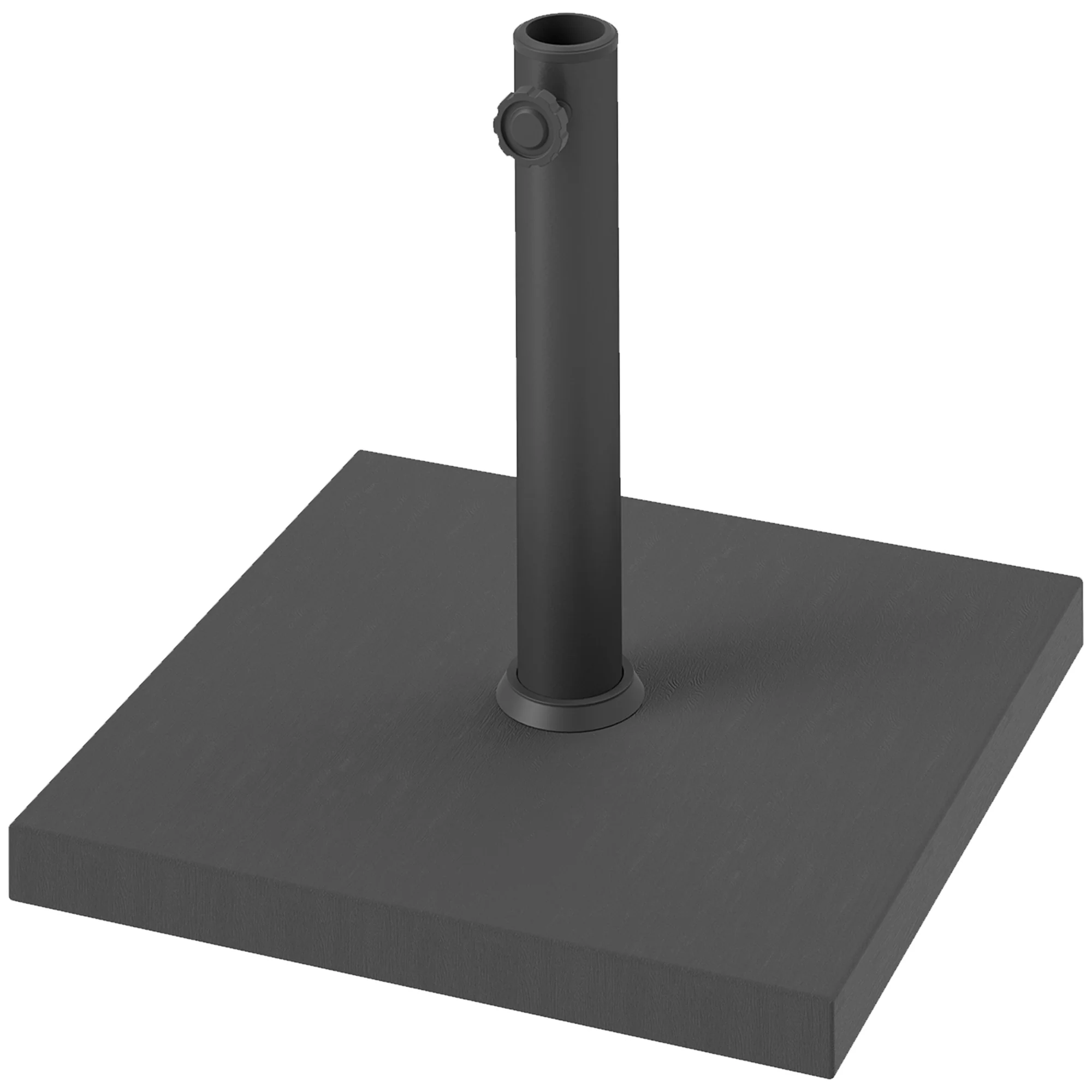 Patio Umbrella Base, 32 lbs Concrete Heavy Duty Umbrella Base, Outdoor Umbrella Stand Patio Umbrella Holder for 1.5"/1.9" Umbrella Poles for Outdoor, Lawn, Poolside, Black - Image 2