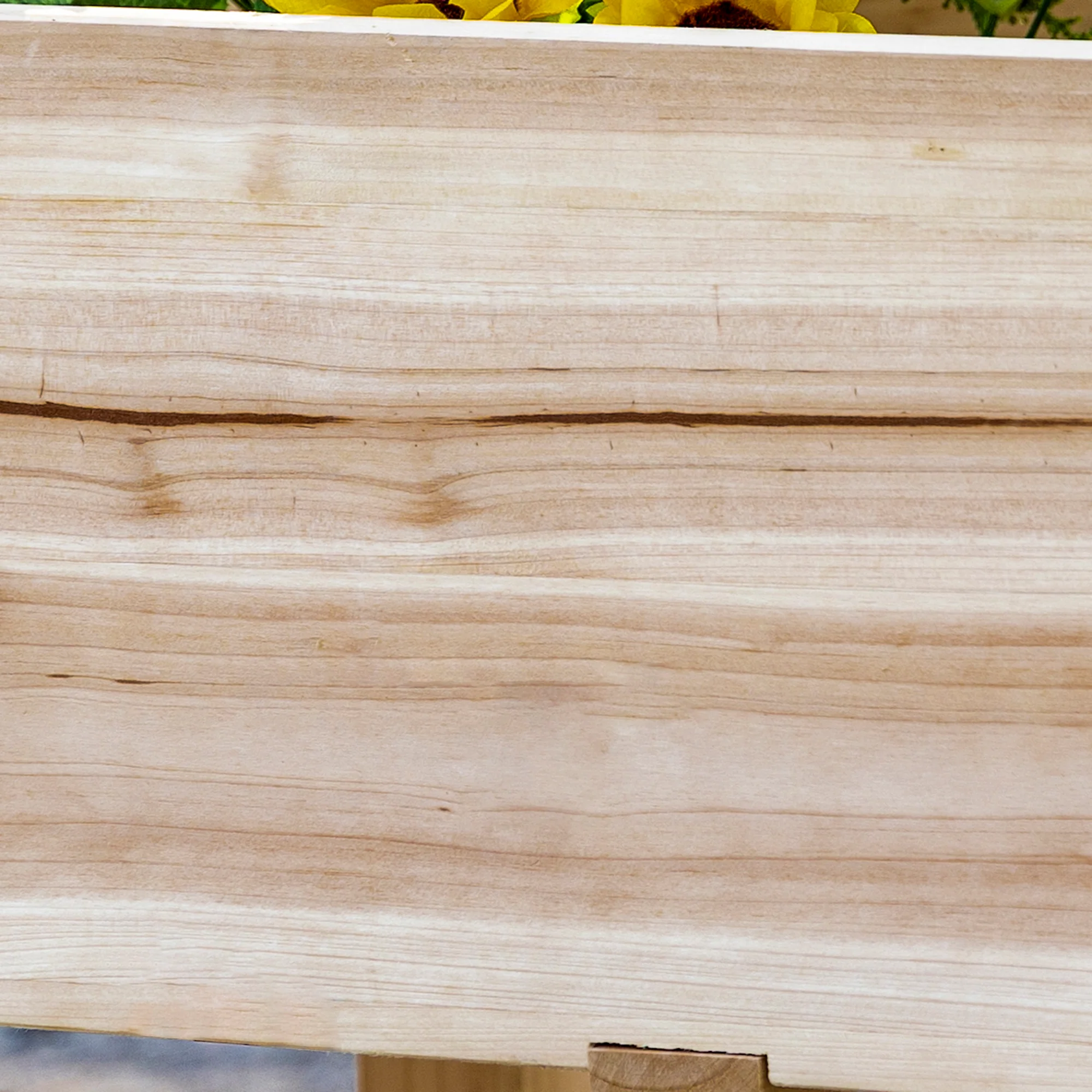 3-Tier Wooden Raised Garden Bed with 3 Planter Boxes for Herbs, Flowers, 73x18x32'', Natural - Image 10