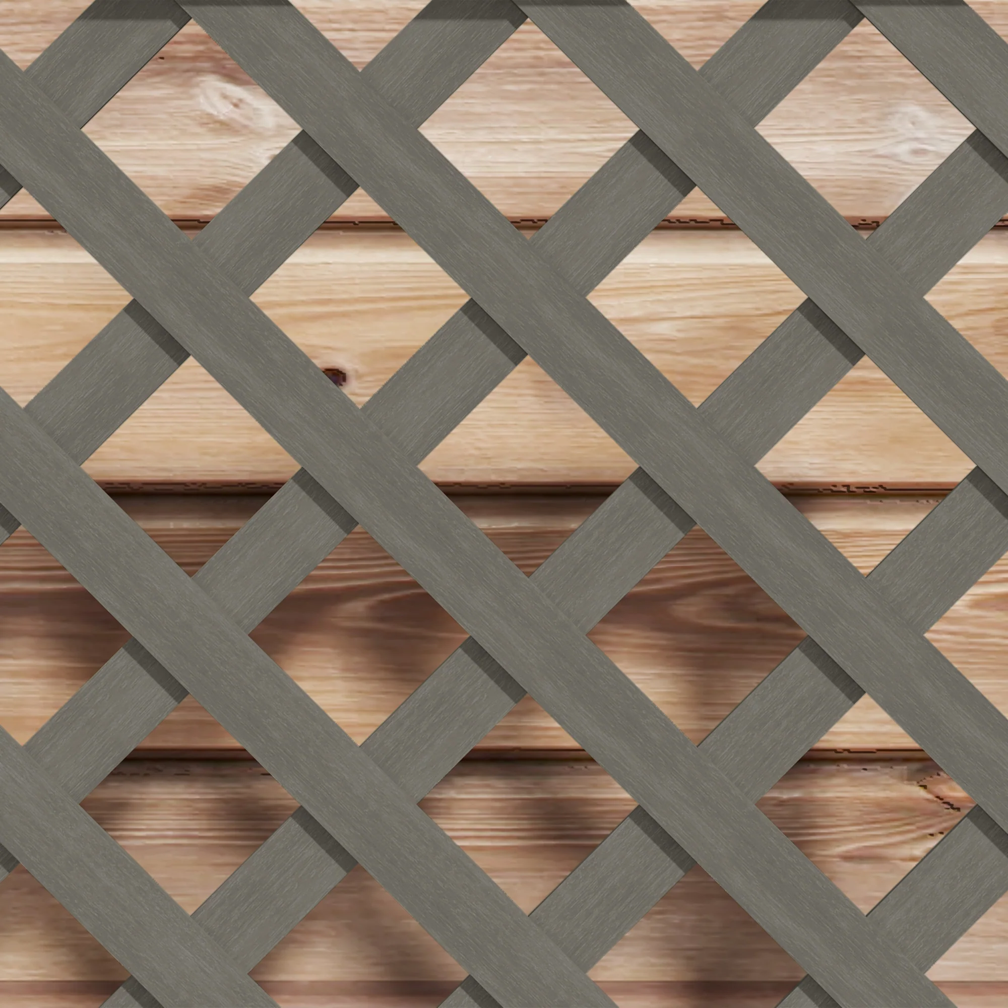 Raised Garden Bed with Trellis Lattice and Self Draining Gap, 29.5" x 13.25" x 53.25", Dark Gray - Image 9