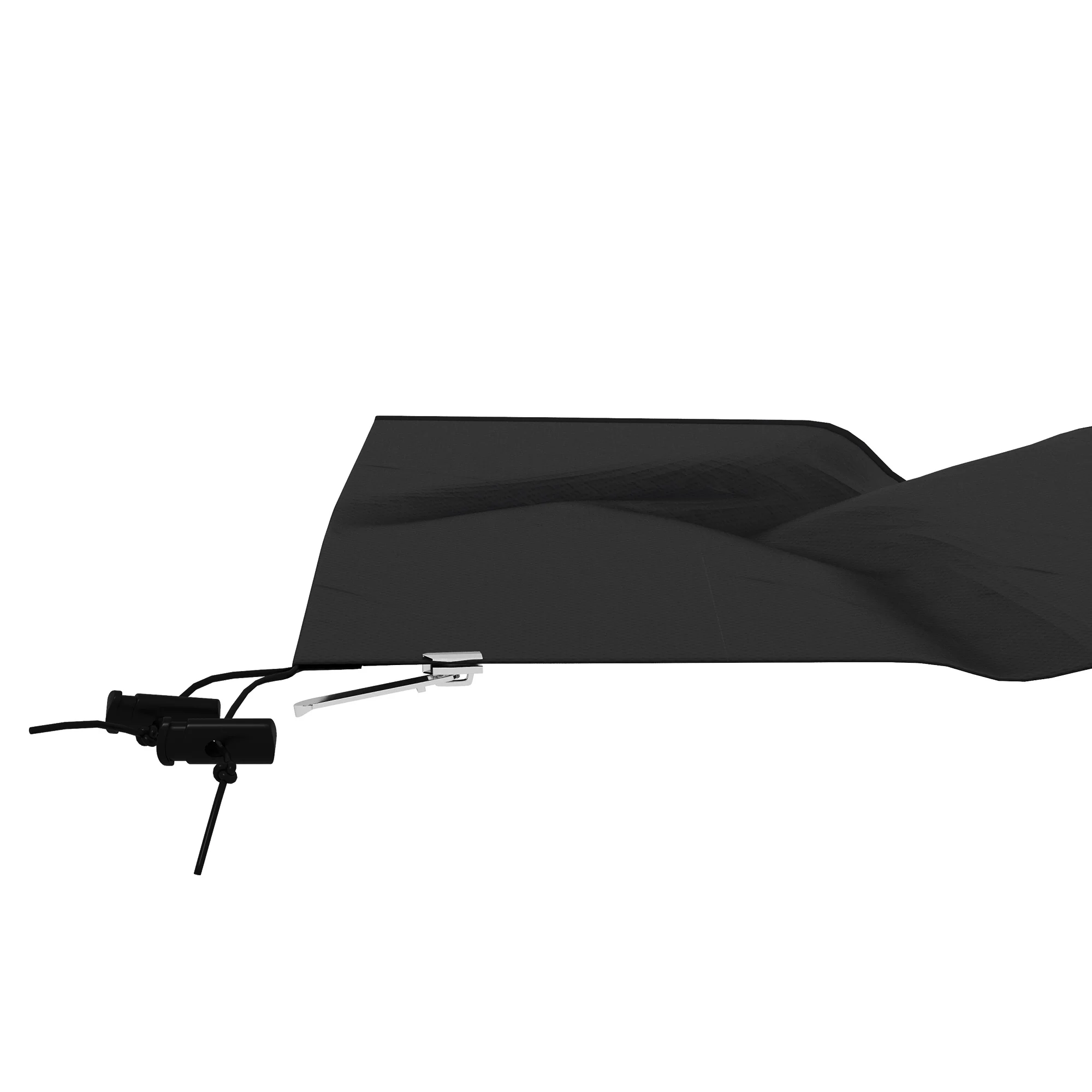 Cantilever Parasol Cover, Banana Umbrella Cover with Zipper for Garden, Patio, Black - Image 10