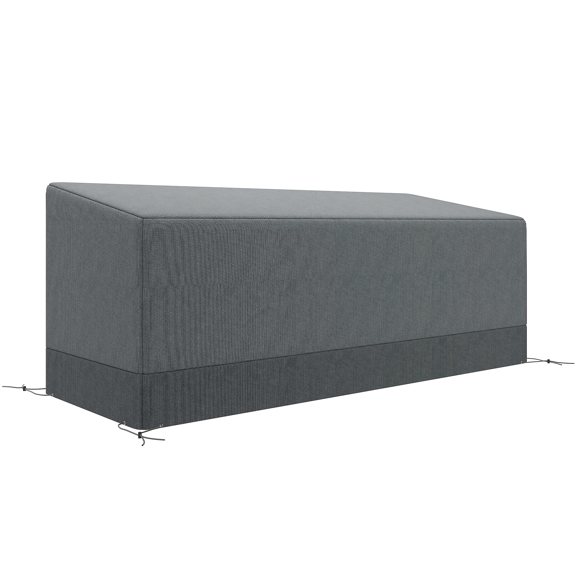 75" x 28.3" x 29.9" Waterproof Patio Sofa Cover, Grey - Image 12