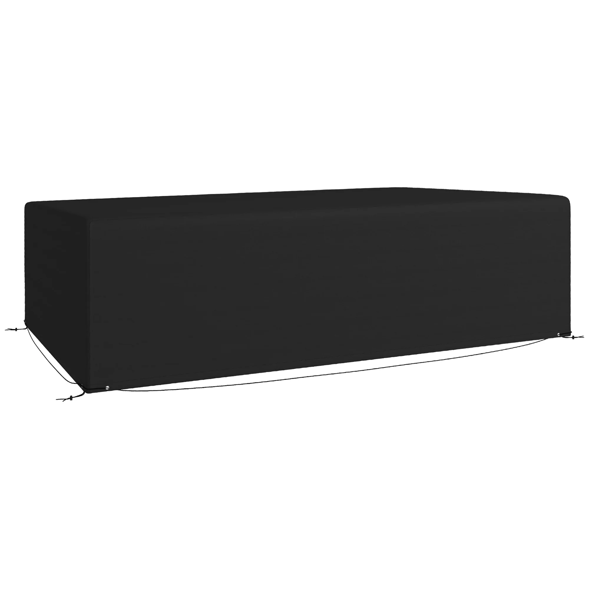 Waterproof Patio Furniture Cover for Outdoor Sectional Sofa Set, 97" x 65" x 26", Black