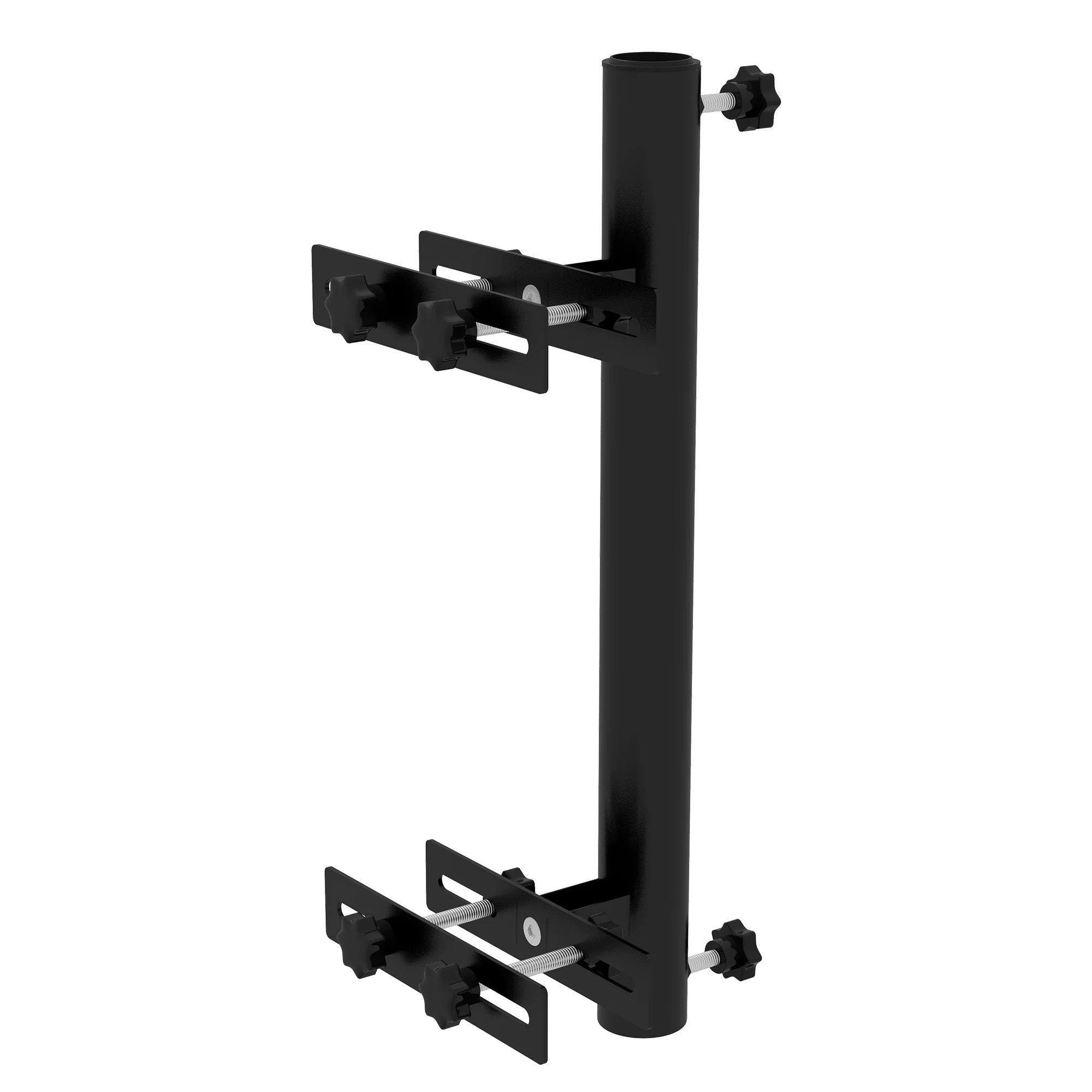 Adjustable Patio Umbrella Holder for Railings/Balcony, Black - Image 2