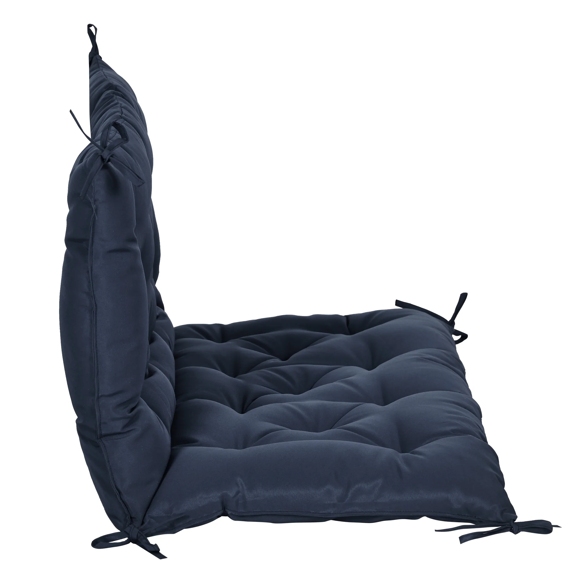 2-Seater Garden Bench Chair Cushion Mat Replacement with Backrest, 39.4" x 38.6", Dark Blue - Image 11