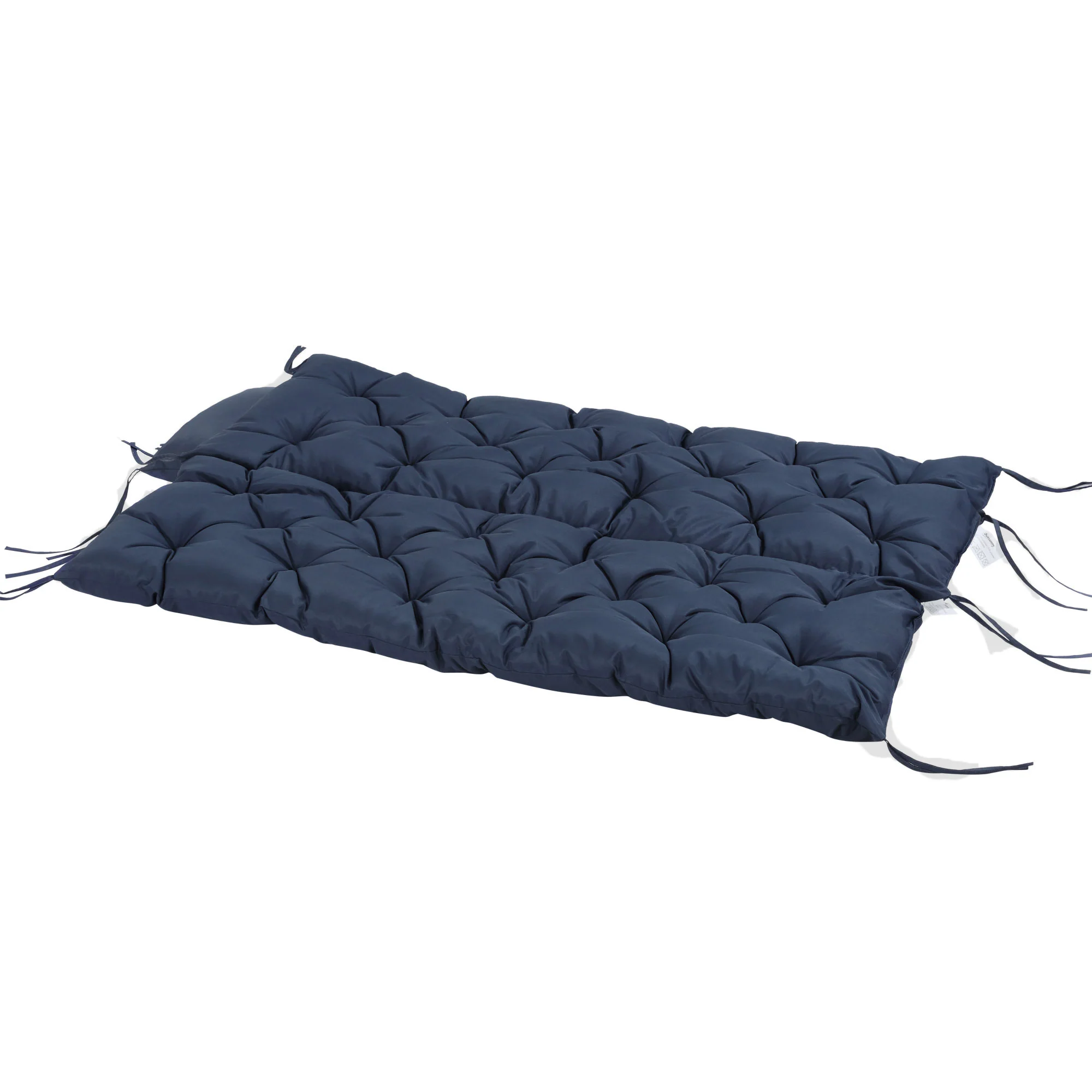 3 Seater Swing Chair Replacement Cushions with Backrest for Patio Furniture, Dark Blue - Image 10