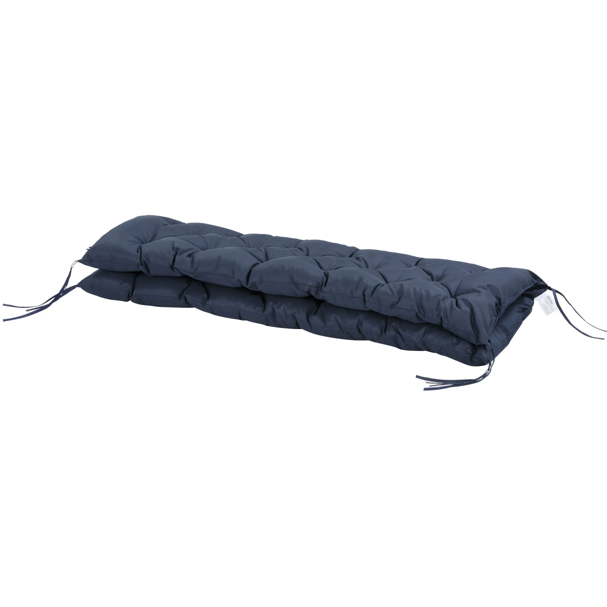 3 Seater Swing Chair Replacement Cushions with Backrest for Patio Furniture, Dark Blue - Image 11