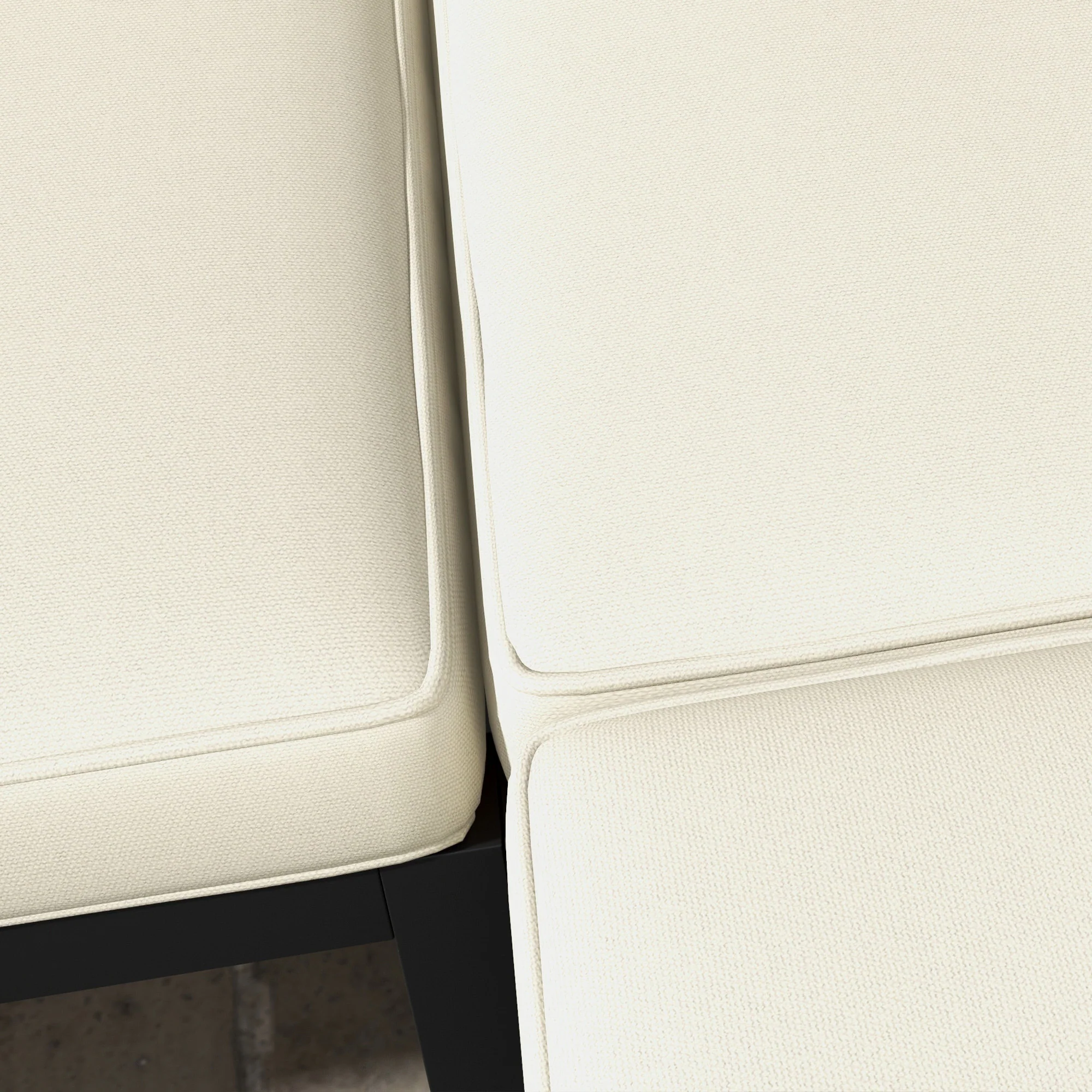 14 Piece Seat Cushion Pad for Patio Conversation Set w/ Seat Cushions & Back Cushions, Cream White - Image 11