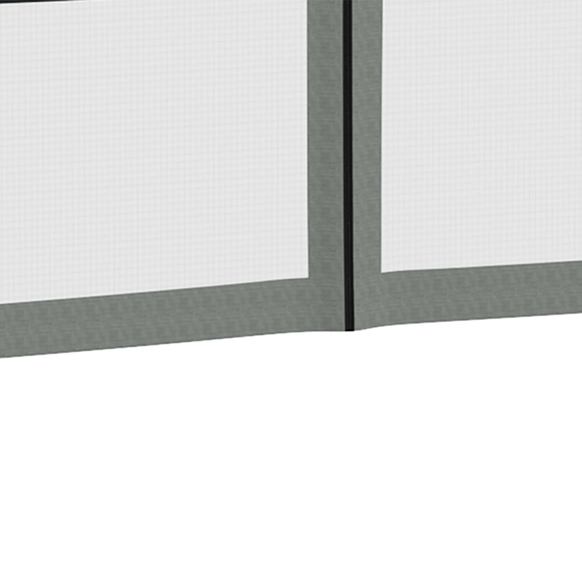 Replacement Mosquito Netting for Gazebo 10' x 10'with Zippers, Dark Grey - Image 8
