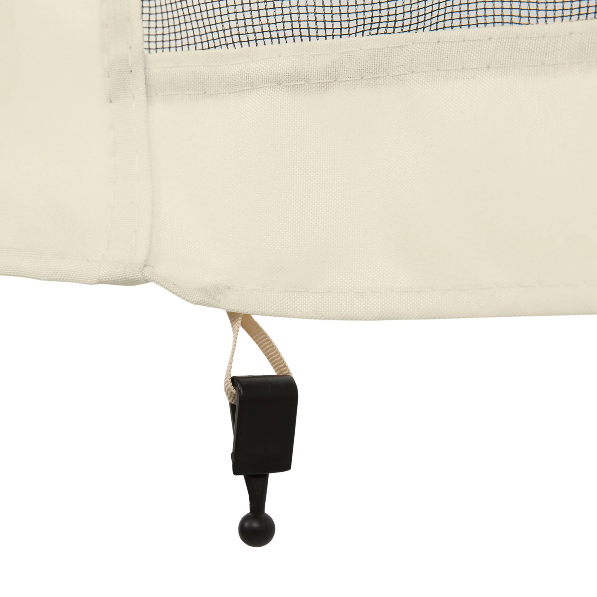 Replacement Mosquito Netting for Gazebo 10' x 12'with Zippers, Cream White - Image 11