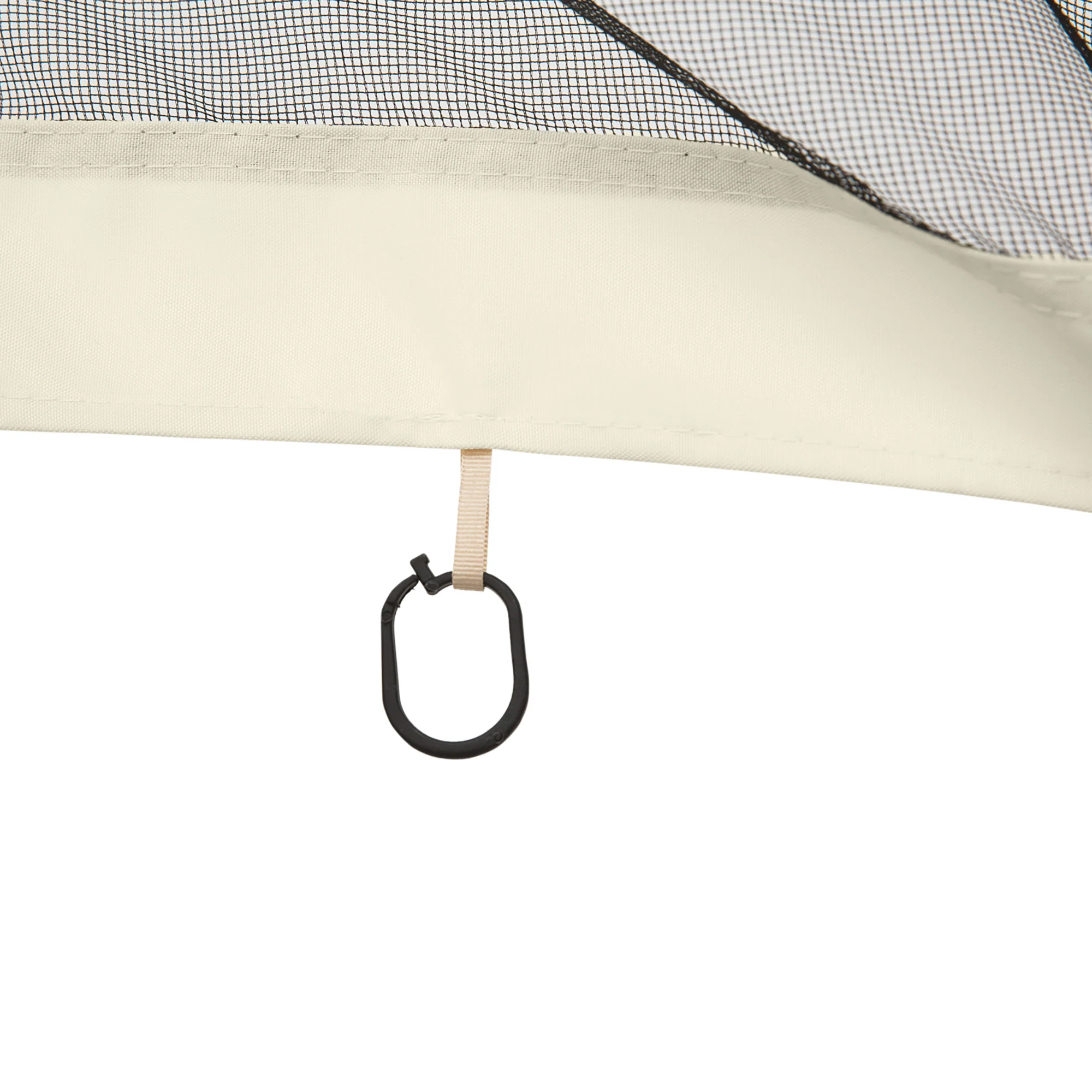 Replacement Mosquito Netting for Gazebo 10' x 13'with Zippers, Cream White - Image 11