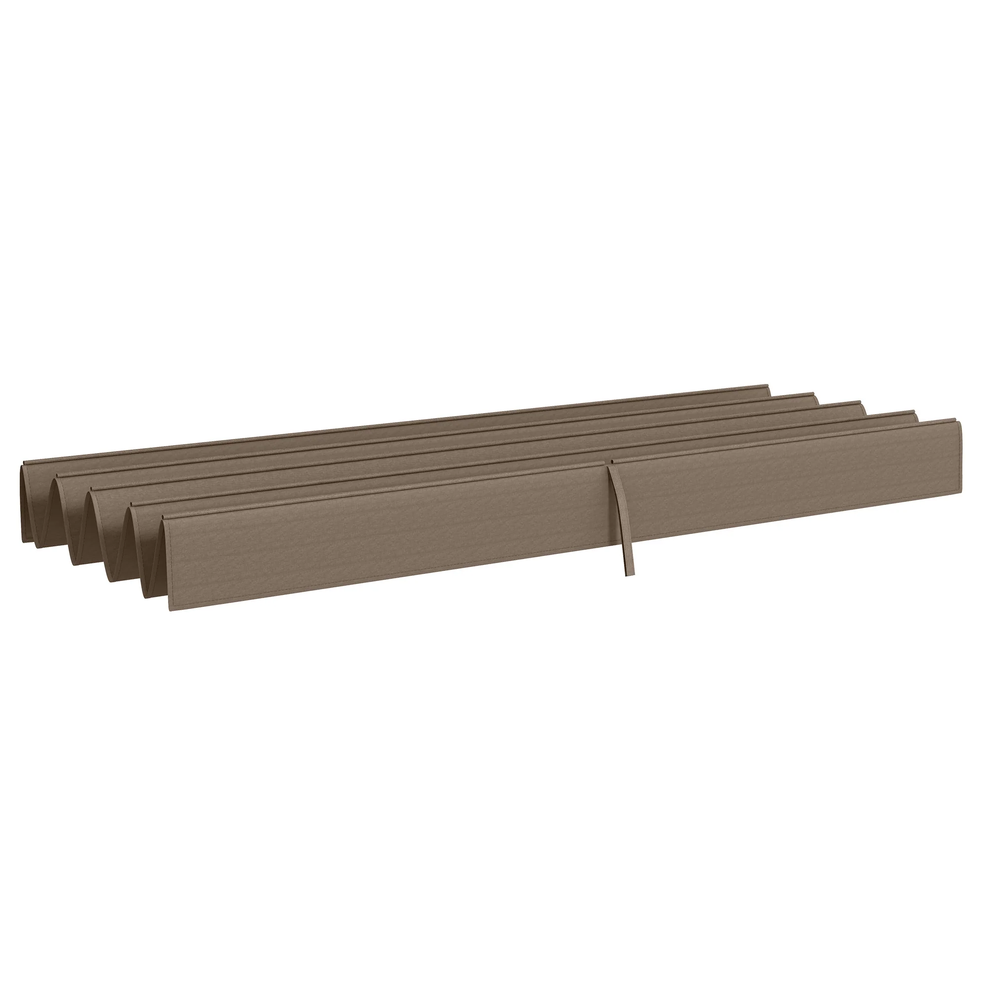 UV30+ Retractable Canopy for 9.8'x7.1' Pergola, Coffee - Image 9