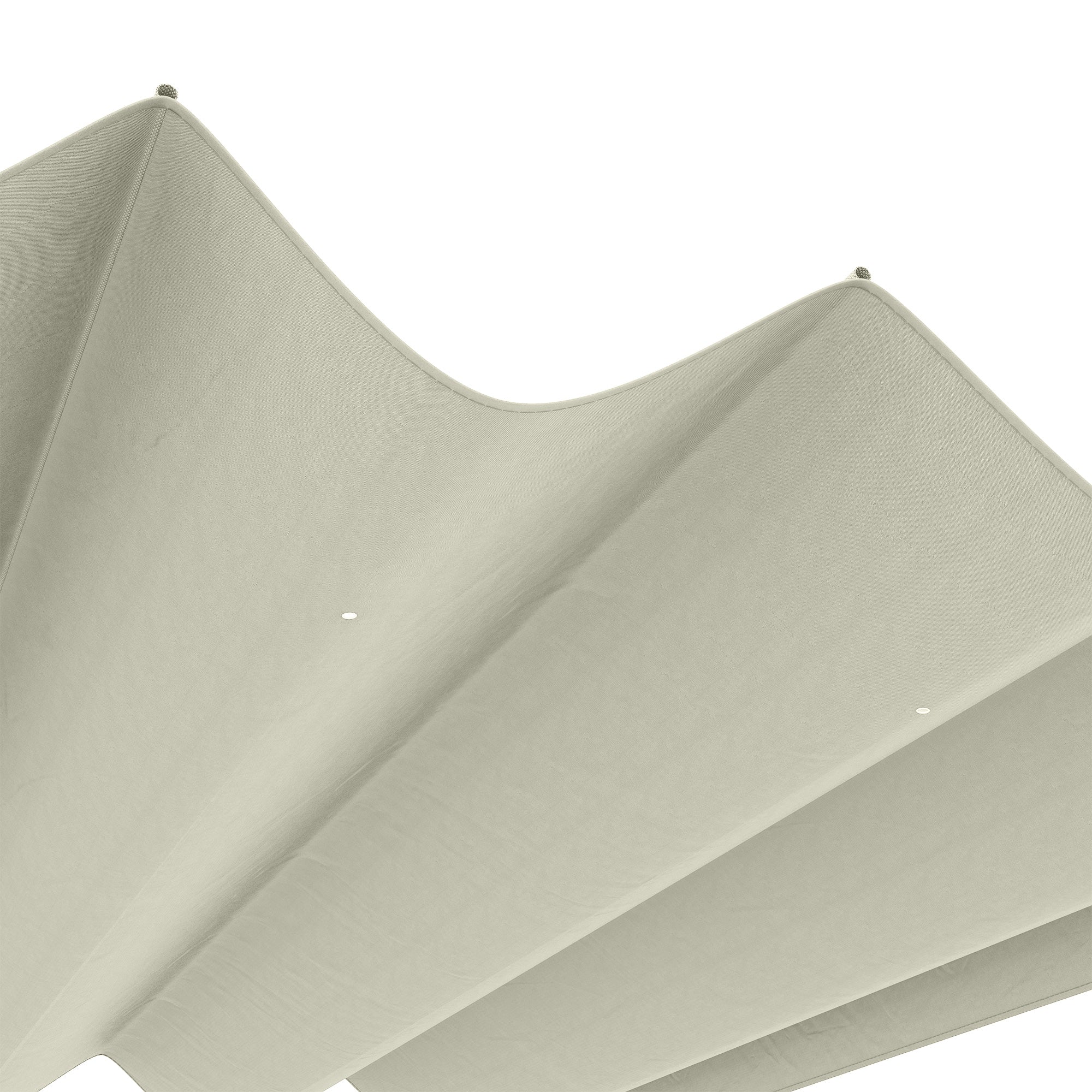 UV30+ Retractable Canopy for 9.8' x 7.1' Pergola, Cream White - Image 11
