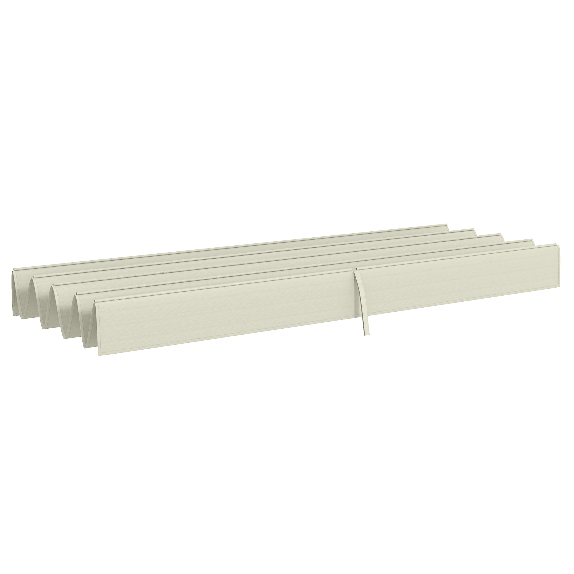 UV30+ Retractable Canopy for 9.8' x 7.1' Pergola, Cream White - Image 9