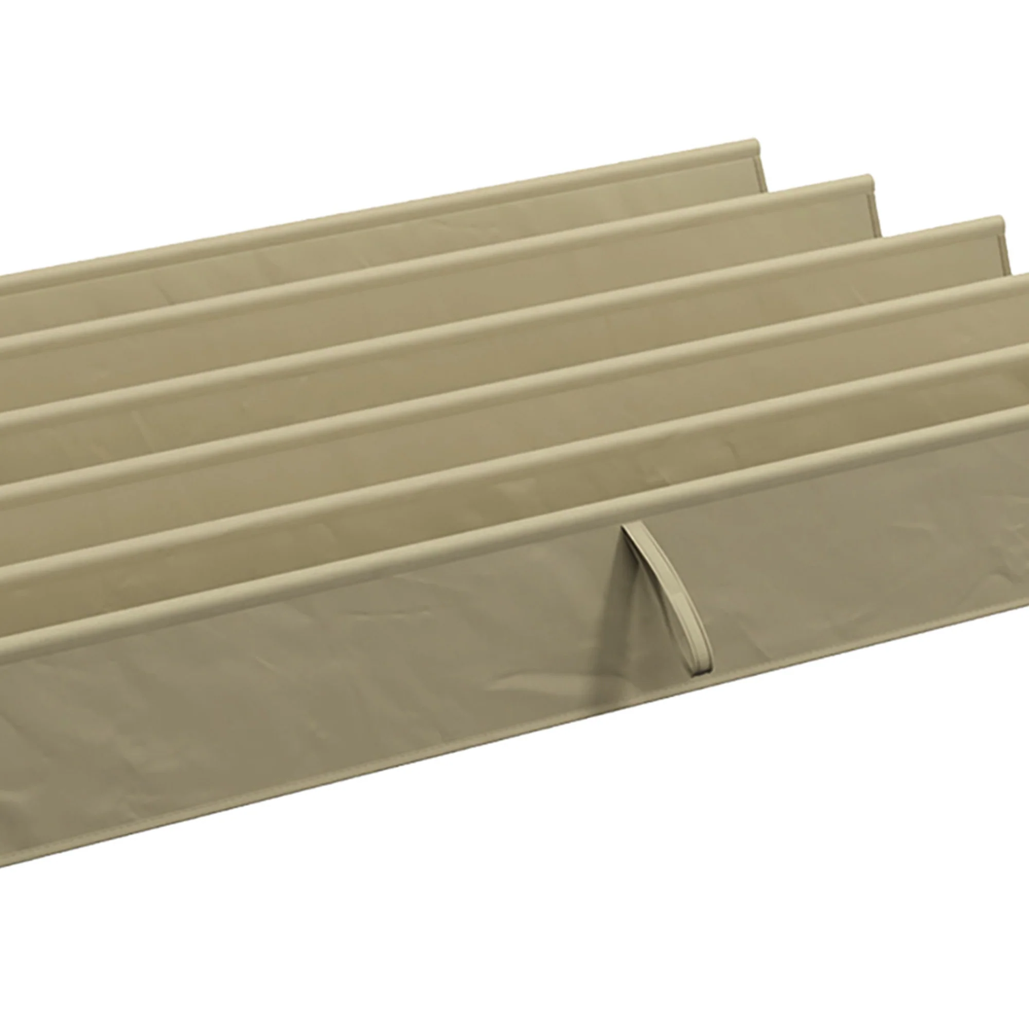 Retractable Pergola Shade Cover, Replacement Canopy Fabric for 3 x 3m Pergola, Tan - Image 12