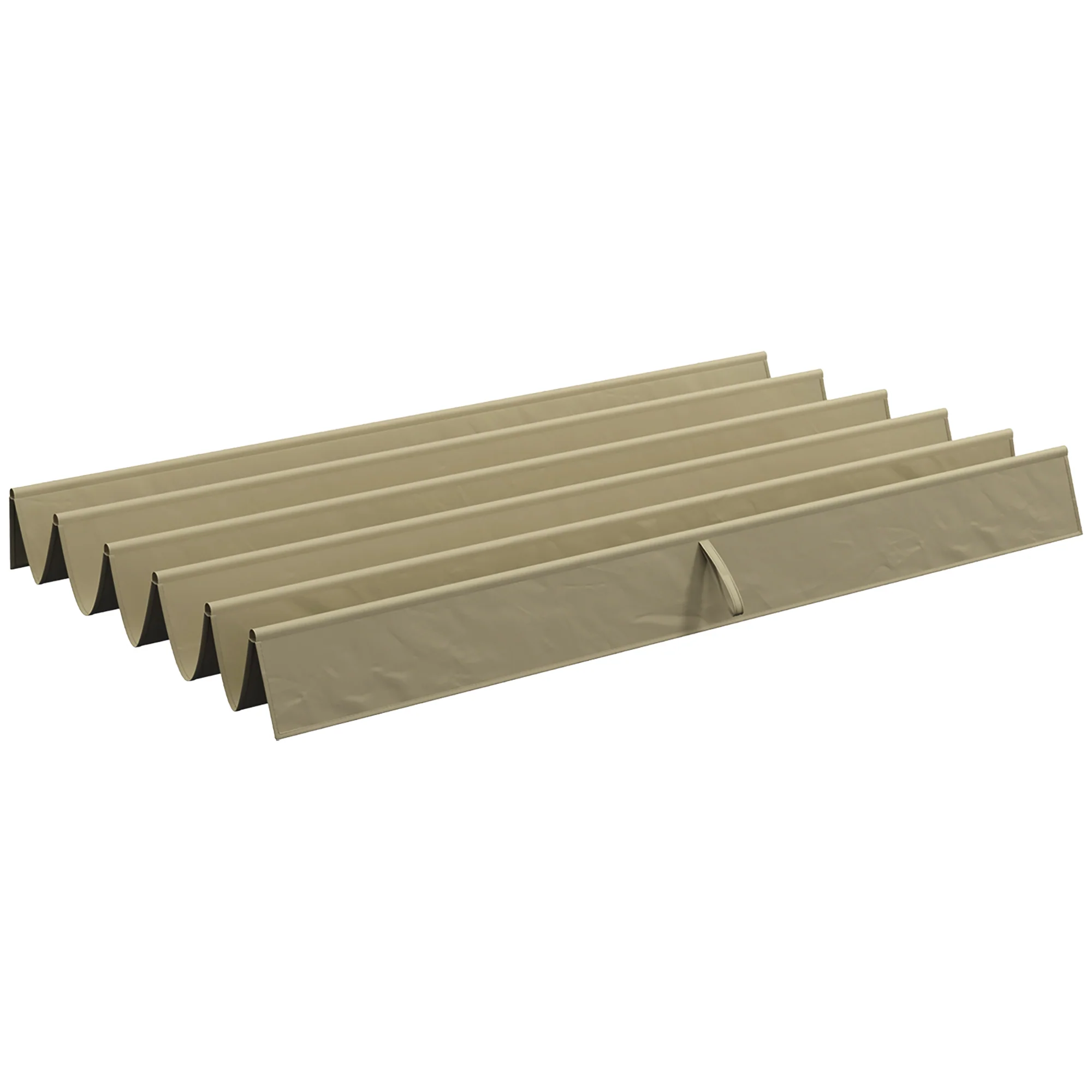 Retractable Replacement Pergola Canopy for 10' x 10' Pergola, Tan - Image 2