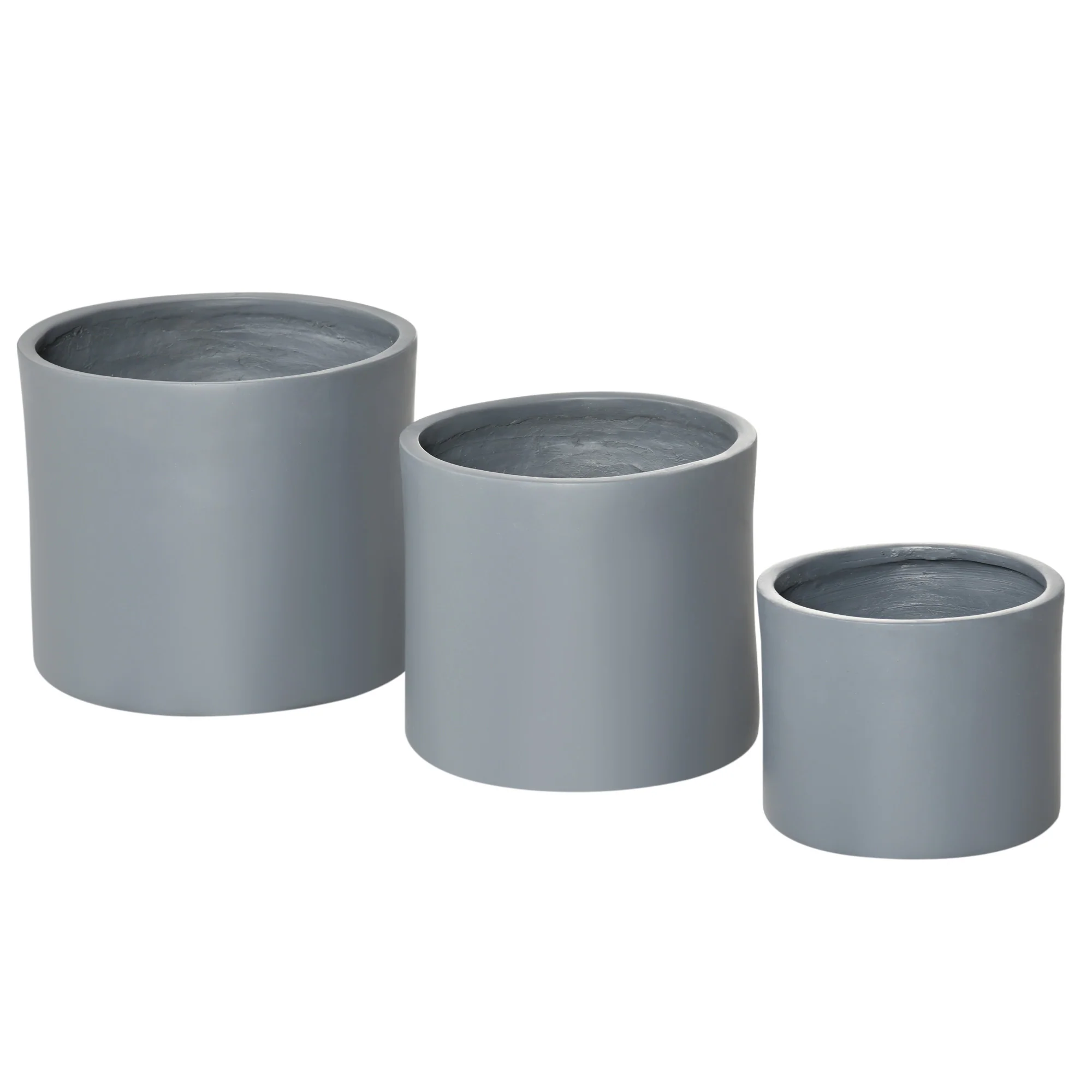 Set of 3 Planters, 13"/11.5"/9" with Drainage Holes - Image 11