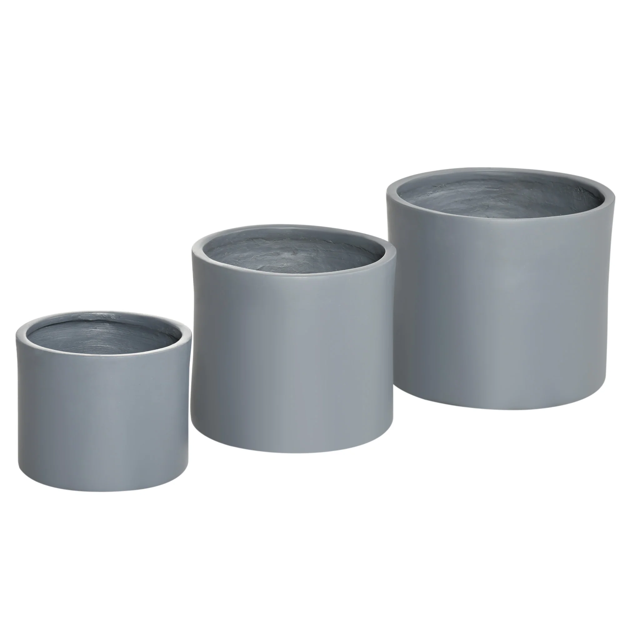 Set of 3 Planters, 13"/11.5"/9" with Drainage Holes - Image 12