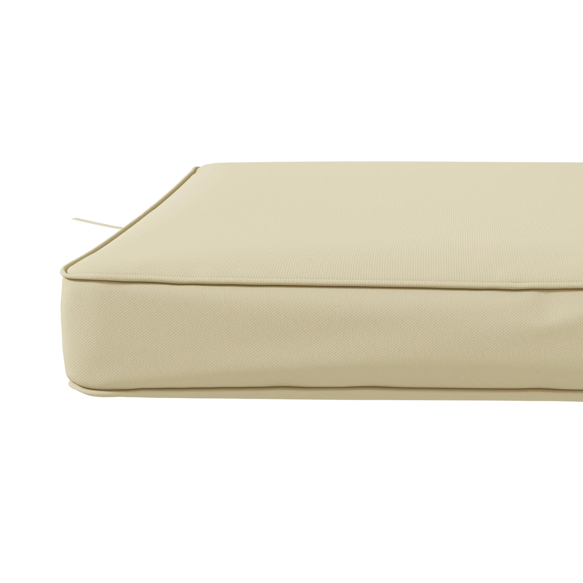 4 Piece Outdoor Seat Cushions with Ties, Water Repellent Chairs Seat Pads, Beige - Image 11