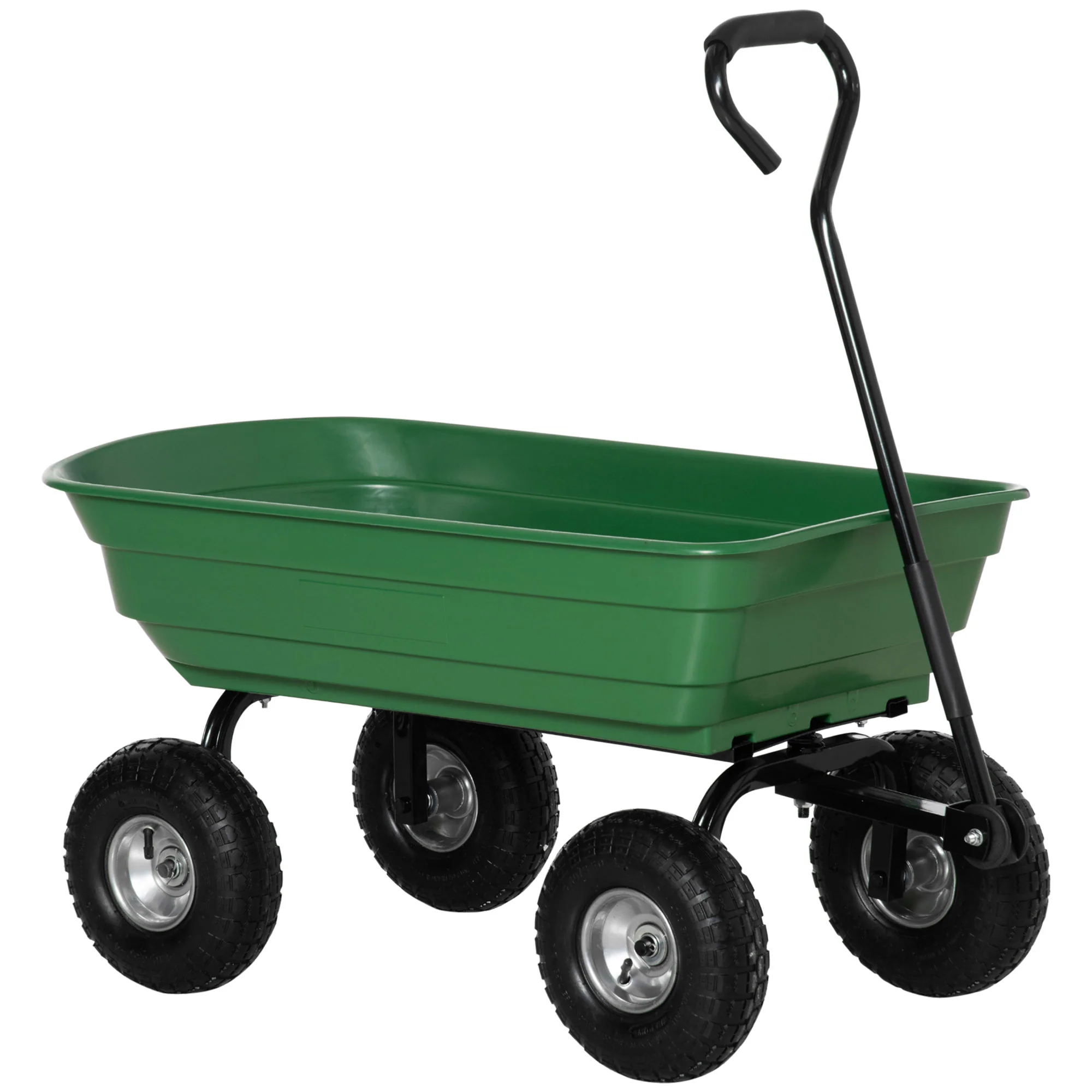 Steel Garden Cart with 10" Pneumatic Tires and Handle, 551 lb Capacity - Image 12