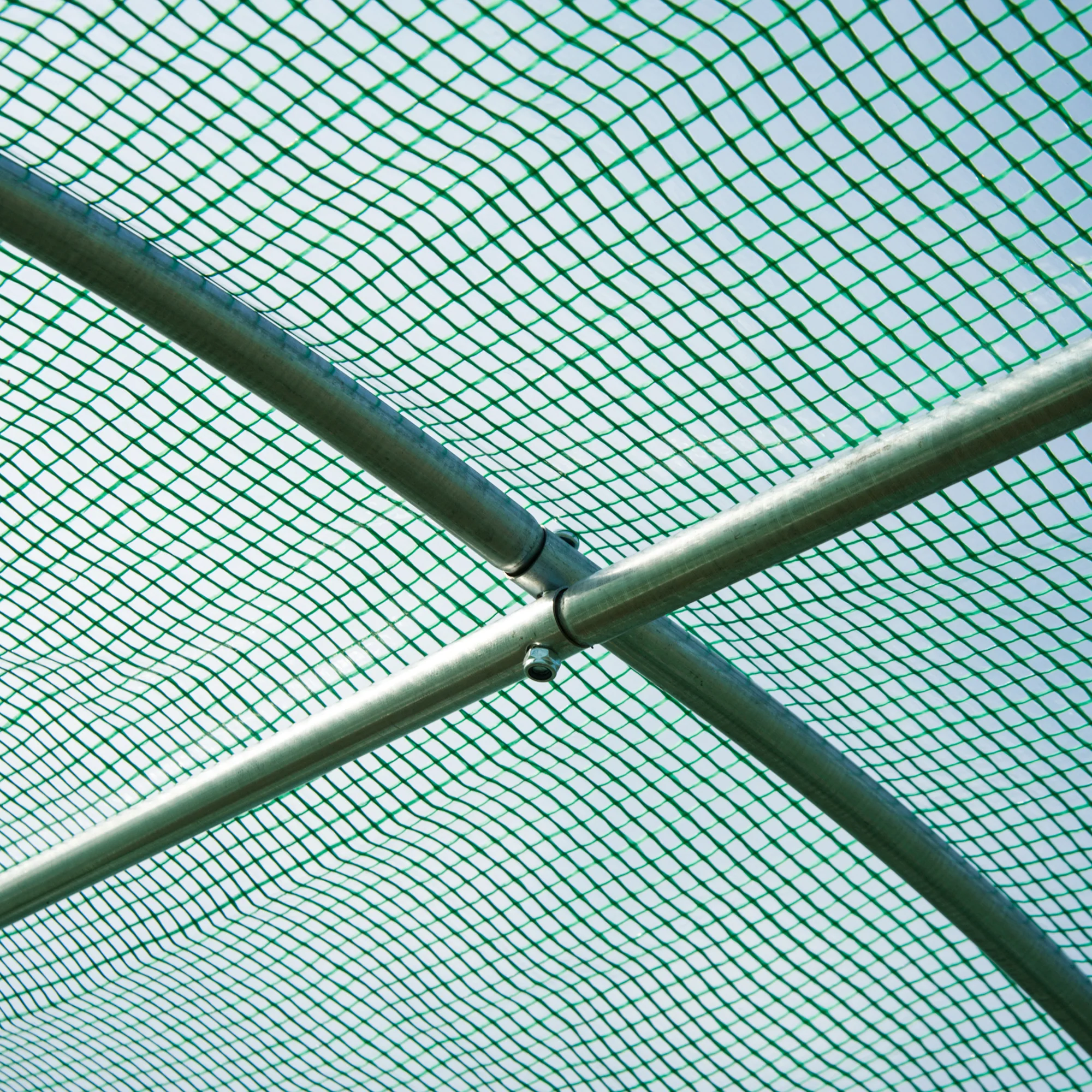 13' x 6.4' x 6.5' Walk-in Tunnel Greenhouse with 8 Mesh Windows, Green - Image 10