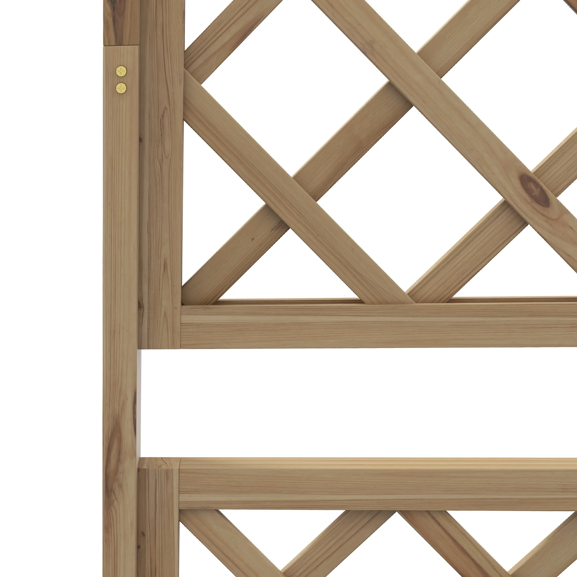 Wood Planter with Trellis, Privacy Screen Planter Box to Grow Vegetables, Herbs and Flowers, Natural - Image 10