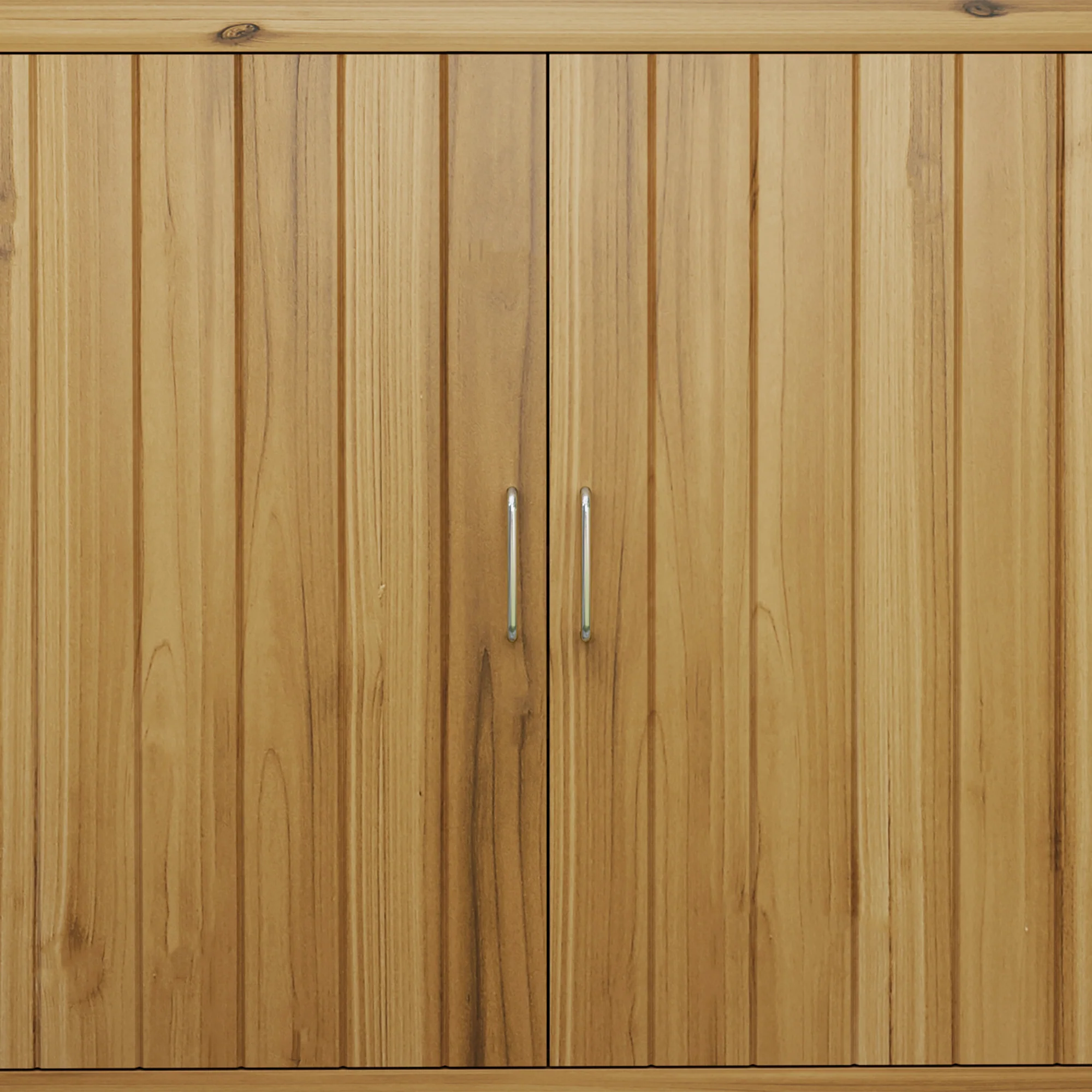Wooden Outdoor Storage Cabinet with 2 Shelves and 2 Doors, 43" x 20" x 34", Brown - Image 11