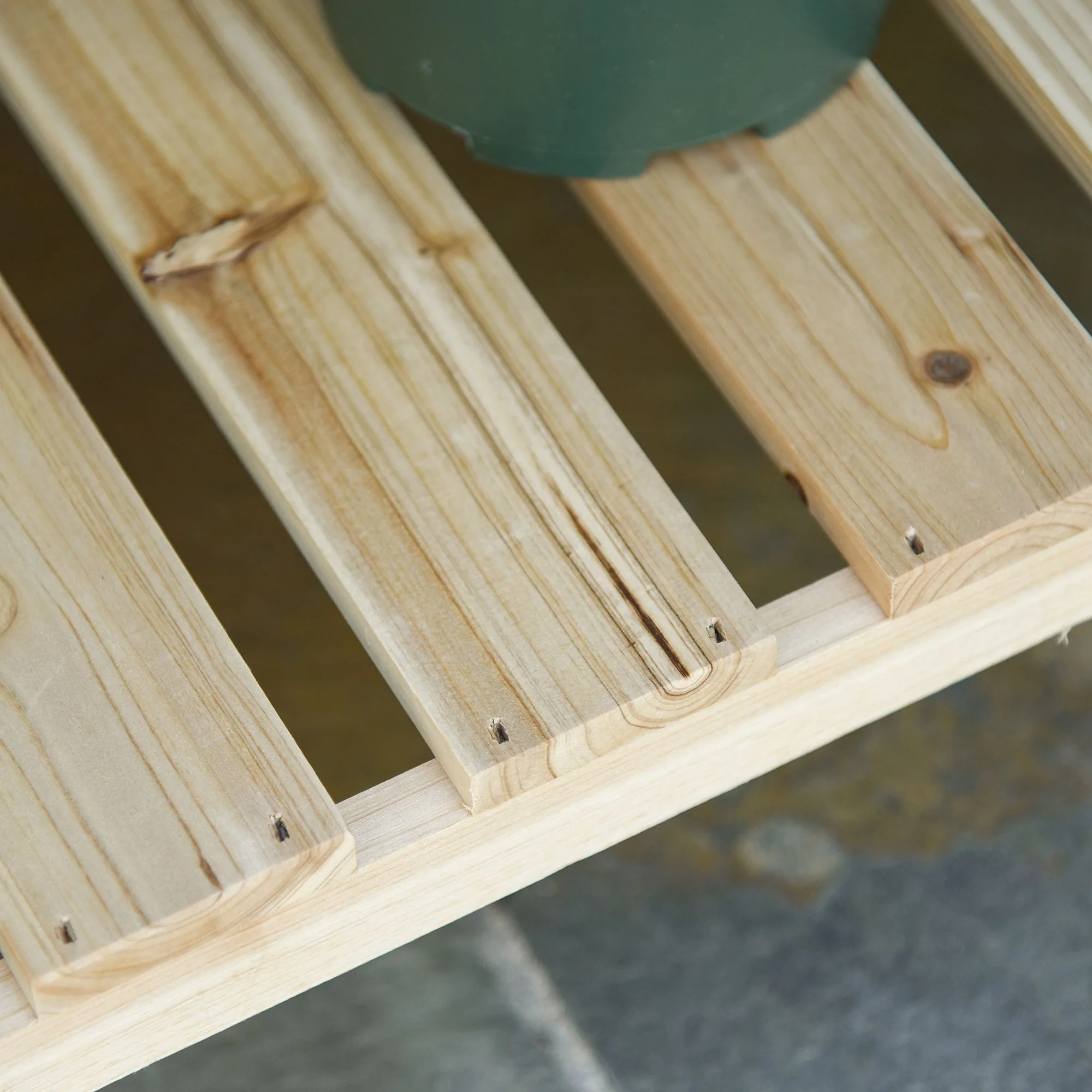 40" x 16" x 33" Wooden Raised Garden Bed with Storage Shelf, Natural - Image 11